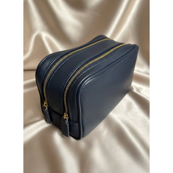 Dolce & Gabbana Navy Pebbled Cosmetic Bag + BUXOM Lip Gloss Duo - Picture 3 of 9